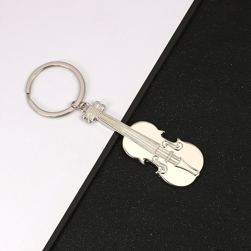 Wholesale Guitar Metal Keychains